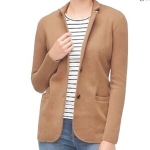J. Crew Factory Cotton Sweater Blazer